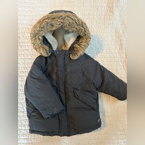 Zara Black Puffer Jacket 386